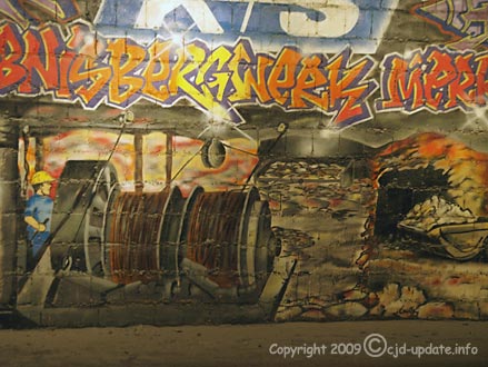 Tiefste Graffiti der Welt in Merkers © A. Bubrowski/CJD-UPDATE