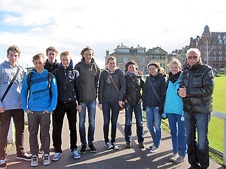 Teilnehmer am Schottlandaustausch. Foto: privat