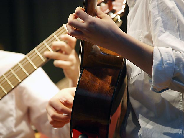 Frühlingskonzert 2013, ein kunstvolles musisches Puzzle. Bild: BUB / CJD Oberurff