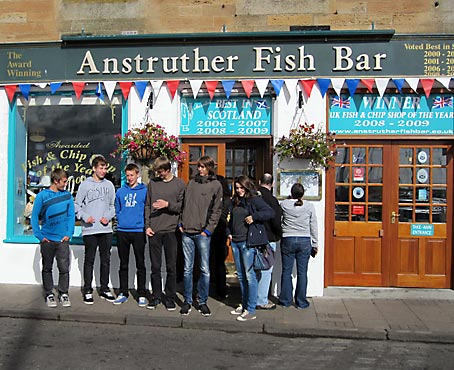 Das berühmteste Fish-and-Chips-Restaurant Schottlands. Foto: privat