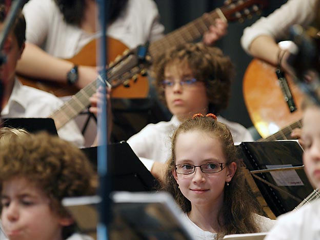 Gitarrenensemble. Bild: A. Bubrowski/CJD Oberurff