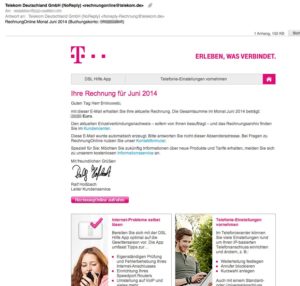 Originalrechnung. Abb.: BUB