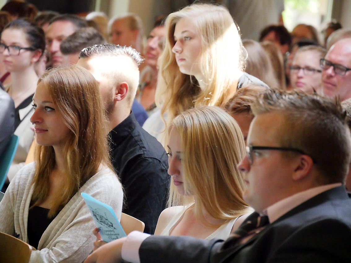 Feierliche Verabschiedung der Absolventen der Realschule. Bild: A. Bubrowski/CJD Oberurff