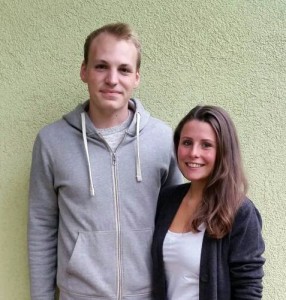 Kandidaten Johannes Strohm und Karlotta Koch.Foto: privat