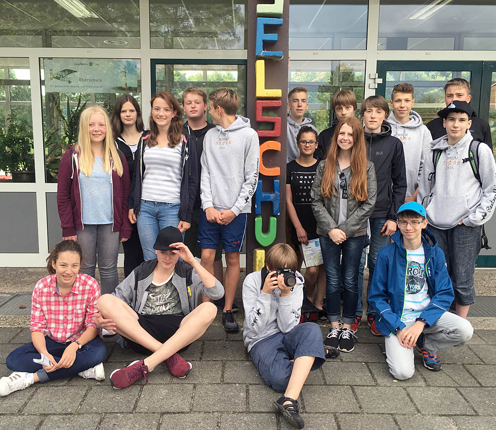 8a bei der Foto-Ralley am ersten Tag auf Borkum.