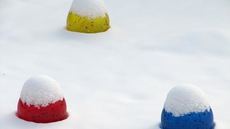 Schneemassen in Nordhessen: Schneekugeln © J. Knupp/CJD-UPDATE