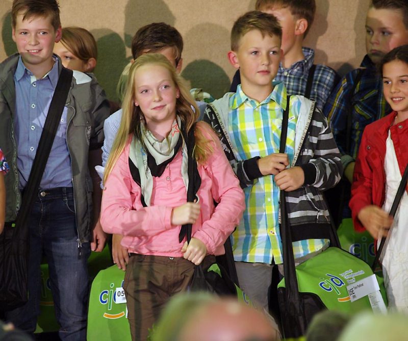 Unsere neuen Fünfklässleer, hier Schüler der 5e.
