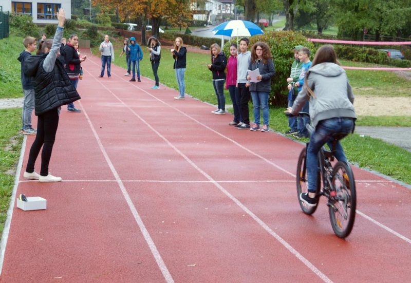 Der erste Durchlauf | Bild: Andreas Bubrowski/CJD Oberurff