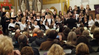 Finale der beiden Chöre | Bild: Andreas Bubrowski / CJD Oberurff