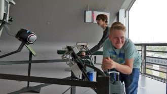 Phaeno | Lorenz & Marcel. Bild: A. Bubrowski/CJD Oberurff