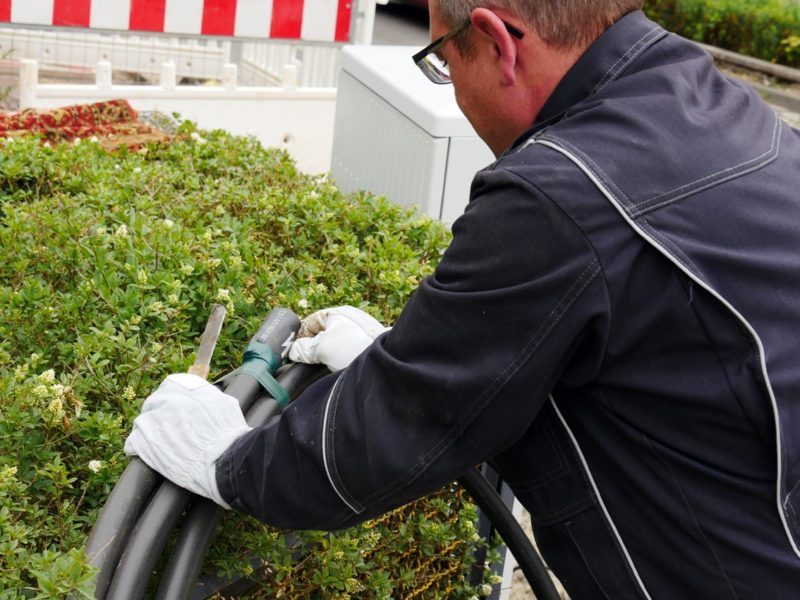 Frisch verlegte Erdkabel | Bild: Andreas Bubrowski