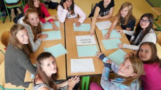 Einsteins und Geomädels | Mathetag | Bild: Andres Bubrowski/CJD Oberurff