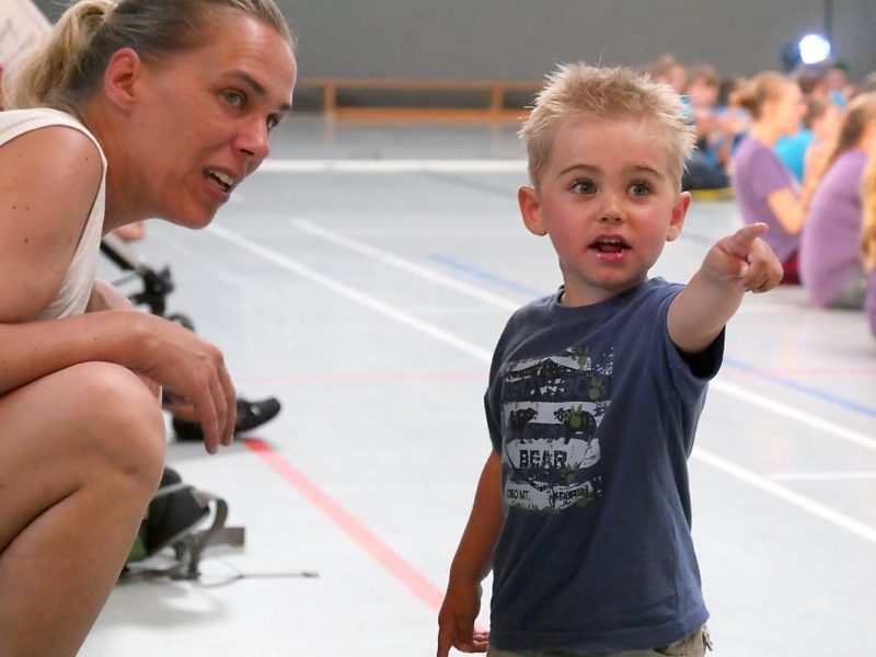 Showauftritt von YOUNG AMERICANS und Schülern des CJD Oberurff | Bild: A. Bubrowski