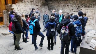 Bei Untergrundarbeiten in der dicht bebauten Altstadt von Marburg wurden die Reste einer Synagoge entdeckt. Bild: Andreas Bubrowski/CJD Oberurff