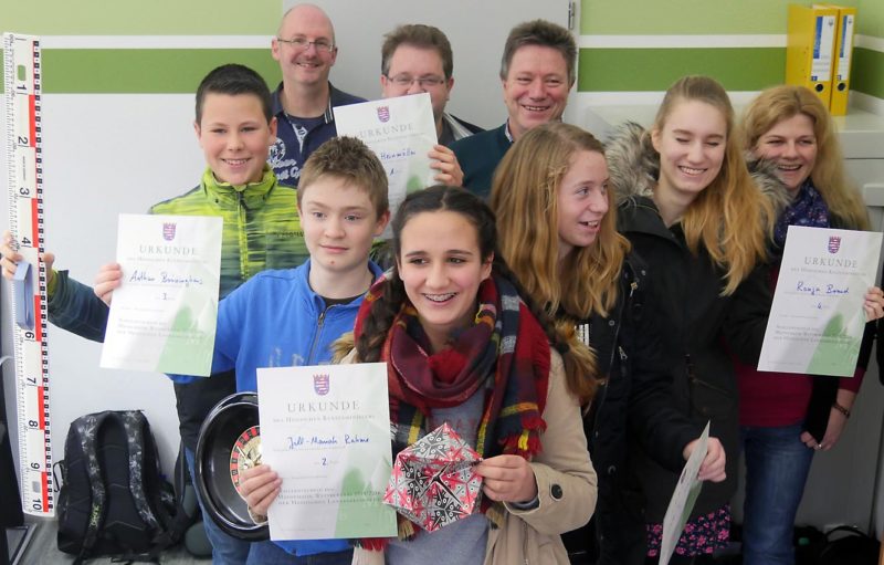 Jahrgangsbeste in Mathematik | Bild: A. Bubrowski/CJD Oberurff