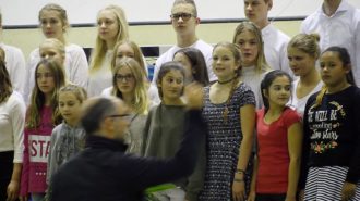Chor begeisternd | Foto: A. Bubrowski/CJD Oberurff