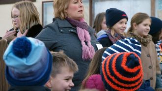 Fünftklässler betreuen junge Besucher | Bild: A. Bubrowski/CJD Oberurff