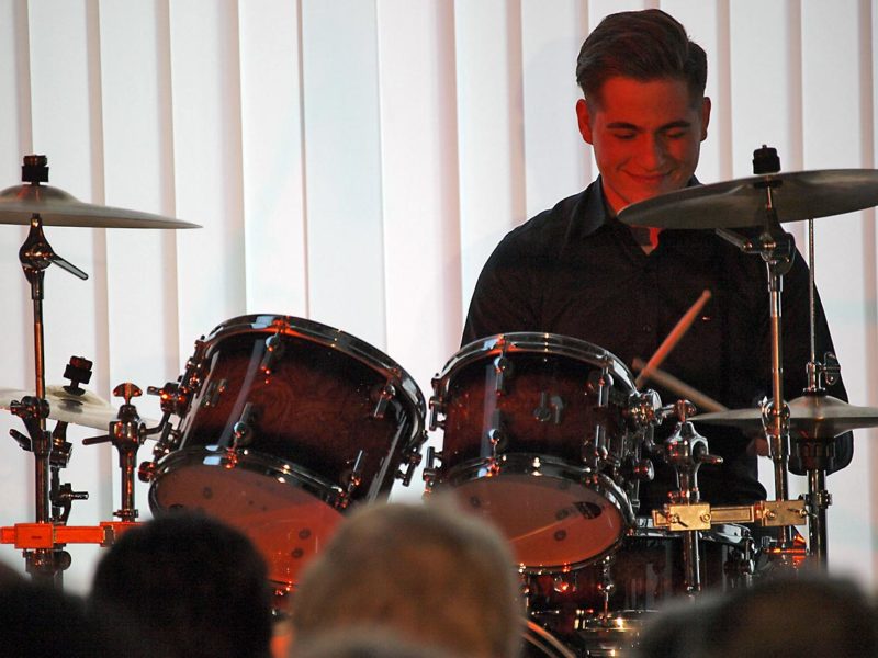 Drummer Solo mit Can | Bild: Andreas Bubrowski/CJD Oberurff