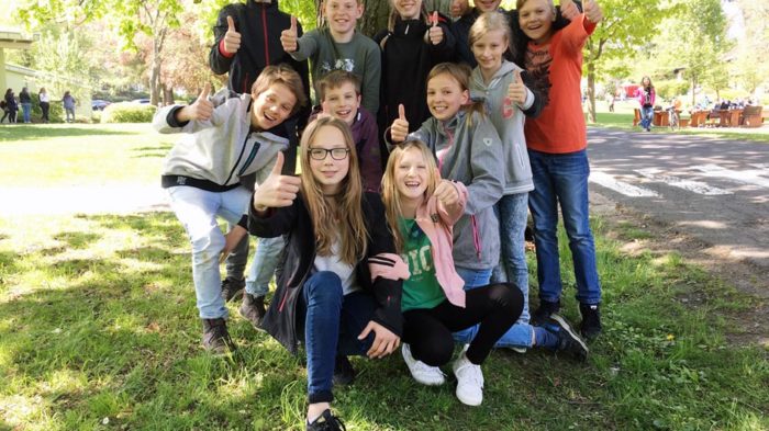 Teilnehmer am Leichtathletik-Wettkampf in Guxhagen | Foto: Andreas Bubrowski/CJD Oberurff