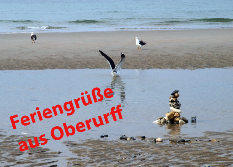 Feriengrüße aus Oberurff, von der Nordsee | Foto: Andreas Bubrowski