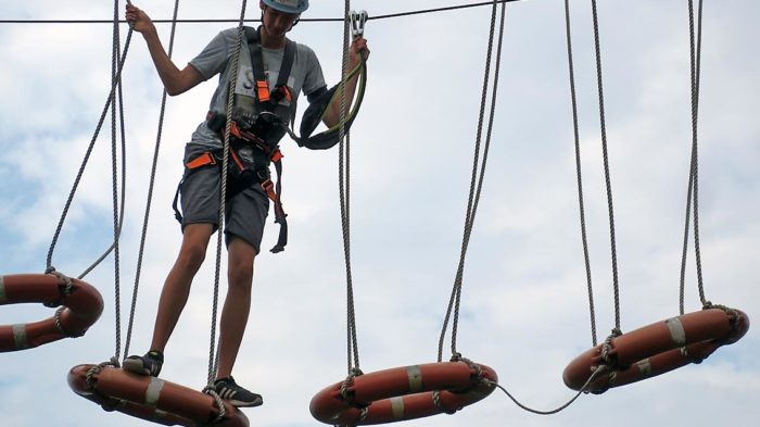 Im Kletterpark Borkum | Foto: privat