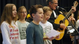 6a (2017-18) gestaltet Gottesdienst | Foto: A. Bubrowski/CJD Oberurff