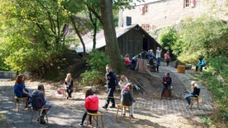 Schnitzplatz an der Jugendburg Hessenstein | Foto: A. Bubrowski/CJD Oberurff