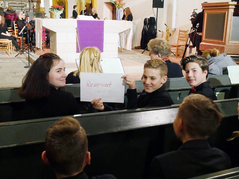 VIP-Plätze für den Chor 5-7 | Foto: A. Bubrowski/CJD Oberurff