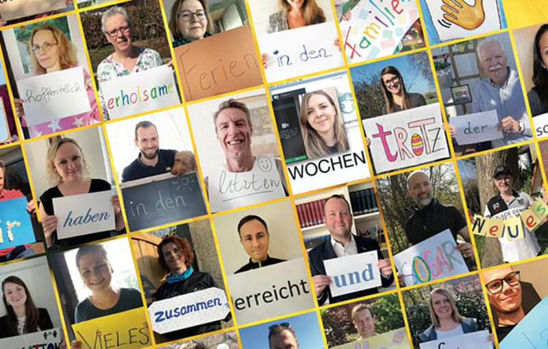 Ostergruß vom Team CJD Oberurff (Auszug)