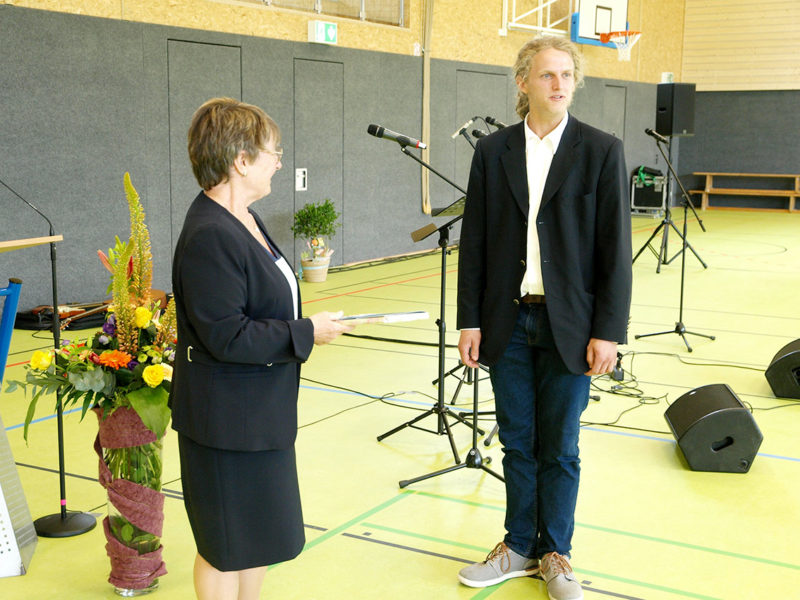 Besondere Leistungen in Physik: Milan Duwe | Foto: A. Bubrowski/CJD Oberurff