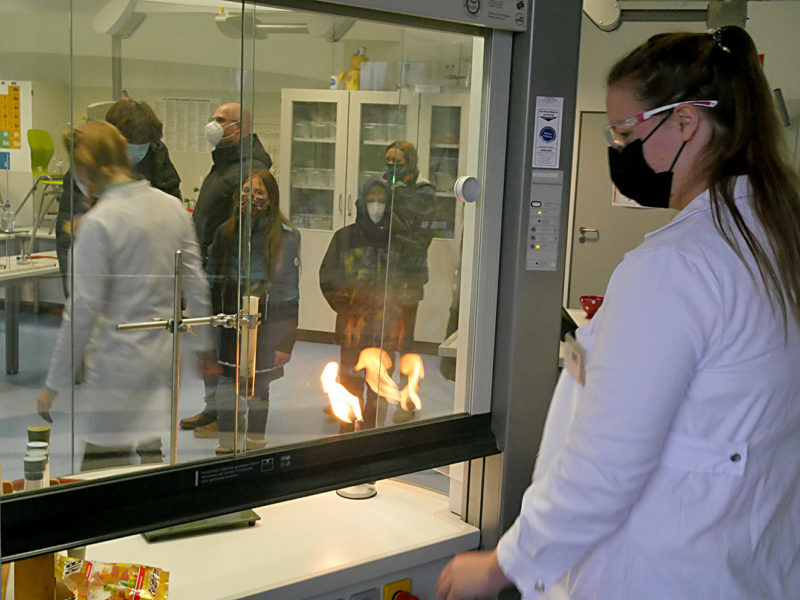Laboratmosphäre im Fachbereich Chemie