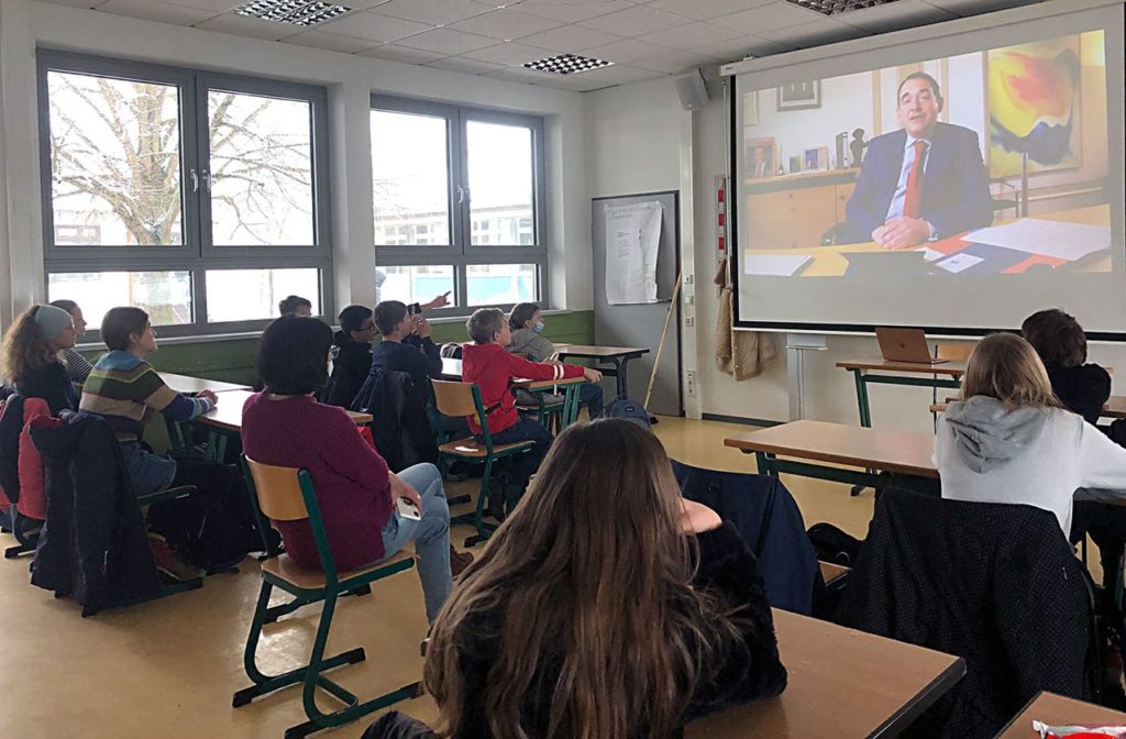 Videokonferenz mit dem Kultusminister